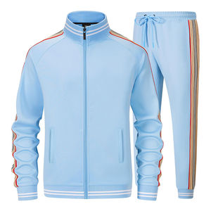 <b>Men's</b> Winter Printed Athletic Jogging Suit Moisture Wicking Breathable Tracksuit for Running Gym Outdoor 100% Cotton - Product Image 2