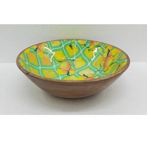 Meilleure vente Bol de cuisine en bois et travail Meena Bol de service de table en bois massif de forme ronde de haute qualité - Product Image 1