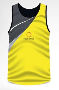 Camiseta sin mangas de sublimación para hombre hecha a medida de la mejor calidad, nuevo estilo informal cosido, antiarrugas y transpirable, venta al por mayor, impresión personalizada - Product Image 2