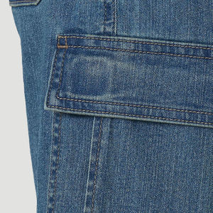 Shorts Bermuda pour hommes en laine lavée vintage, impression de logo personnalisée, décontracté, sportif, anti-froissement, tissé, OEM ODM - Product Image 6