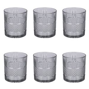 Set Dublin Sibilla di 6 bicchieri in vetro fumé da 340ml - Product Image 1