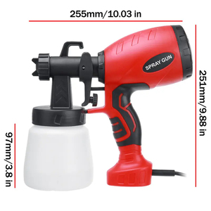 WZAUTO, gran oferta, 550W, pintura de pared de valla <span class=keywords><strong>para</strong></span> el hogar, pulverizador de pintura sin aire, <span class=keywords><strong>pistola</strong></span> de pintor de Casa de energía eléctrica portátil Industrial - Product Image 5