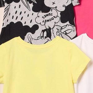 Girls and Toddlers' Short-Sleeve <b>T</b>-<b>Shirts</b>, Multipacks - Product Image 2