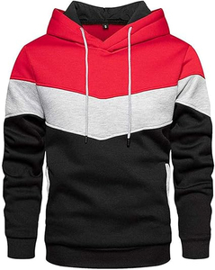 Alta calidad de los hombres más vendidos básicos de algodón mezclado de manga completa sudaderas con capucha al por mayor para los hombres - Product Image 1
