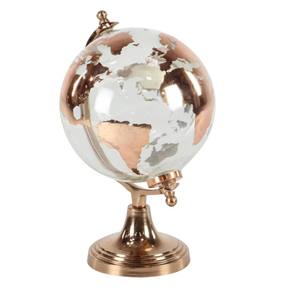 Modern Deco <b>World</b> <b>Globe</b> Decorative Sculpture Handmade Glass Metal Tabletop Ornament Home Accent Piece for Living Room Decor - Product Image 4