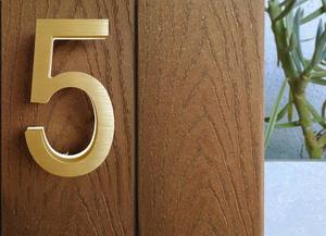 Numéro de maison personnalisé fait à la main, numéro de maison décoratif mural, taille personnalisée pour hôpital, maison, hôtel, numéro de chambre décoratif - Product Image 2