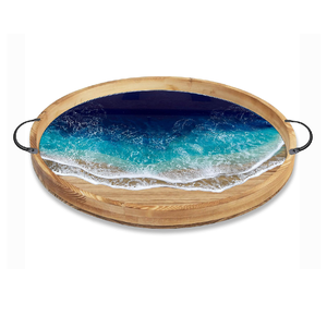 Plateaux en bois de résine, plateau de cuisine, plateau de luxe pour restaurants et hôtels, dernières pièces, plateau moderne d'excellente qualité - Product Image 6