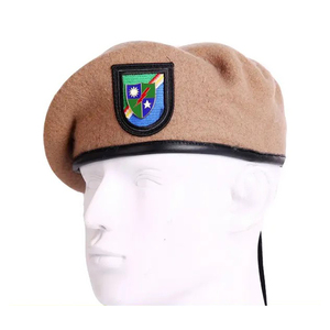 Gorro ceremonial de felpa de nuevo estilo, Boina de lana, uniforme para hombre, sombrero de entrenamiento para escenas de playa al aire libre informal, Boina de entrenamiento Unisex, sombreros - Product Image 2