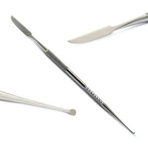 Espátulas de cemento superior Cera dental Amalgama Mezcla Instrumentos de doble extremo - Product Image 1