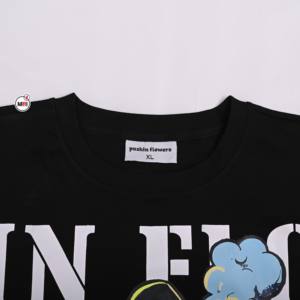 Streetwear T-shirt Boxy surdimensionné personnalisé de haute qualité T-shirt imprimé pour hommes de style tendance à épaules tombantes - Product Image 2