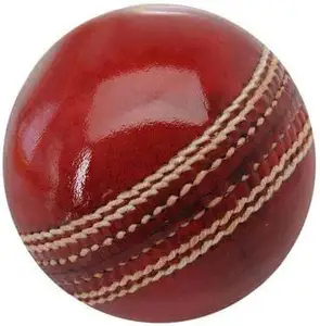 Amazon Beste Deal Rode Kleur Leren Cricketballen Voor Training En Training