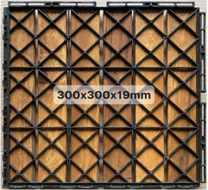 AZULEJO DE CUBIERTA DE MADERA DE ACACIA DE 30x300x19mm, precio barato, MOQ bajo para exportación, decoración de madera Premium de alta calidad para exteriores - Product Image 2