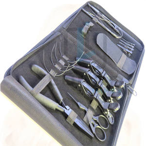 Kit d'outils pour Extension de cheveux, attaché à la main avec une aiguille, pince professionnelle pour Extension de cheveux et perles avec pochette en cuir - Product Image 2