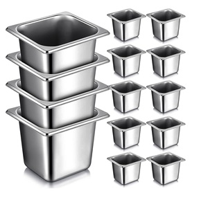 Bandejas GN 1 Gastronorm de Triple Capa de Acero Inoxidable 304 Antiadherentes, Ecológicas, de Primera Calidad, Aptas para Horno y Lavavajillas, con Certificación CE/EU - Product Image 6