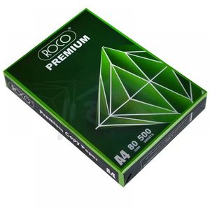 Roco A4 80gsm bản sao giấy đáng tin cậy và sạch sẽ số lượng lớn giấy in 80 gam trọng lượng - Product Image 4