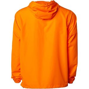 Veste de pluie extérieure en nylon pour hommes, imperméable, fermeture à glissière et logo avant enduit pour la saison printanière - Product Image 2