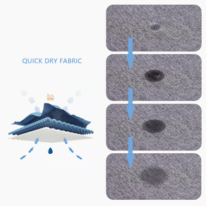 Vente en gros 100% coton Jersey Dry Fit Anti-Pilling Logo personnalisé Impression T-shirts vierges pour hommes de haute qualité à manches courtes - Product Image 3