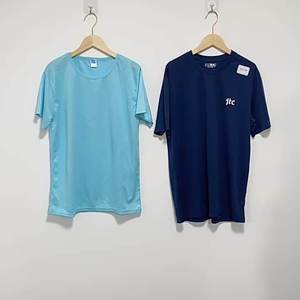 เสื้อยืดสำหรับผู้ชายเสื้อยืดคอตตอนฟิตเนสคอโอสไตล์ลำลองระบายอากาศได้ดีผ้าถักพิมพ์ลายสก๊อต - Product Image 3