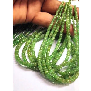 9 Brins de Tsavorite Naturelle 4mm-6mm perles lisses rondes 890 Cts Lot Iroc ventes 16 pouces collier de perles de pierres précieuses US $134 pour tous - Product Image 3