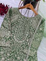 Baju Sharara & Palazzo Desainer Etnik India & Pakistan dari Kain Faux Georgette Modern Berkualitas Tinggi dengan Dupatta Harga Terjangkau