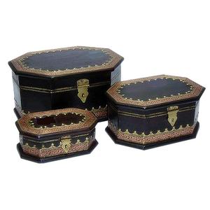 Indian Handicraft Decorative Boxes High Quality Home Decor Wood Craft Gift Item <b>Treasure</b> <b>Chest</b> <b>Wooden</b> Box Jewelry Box With Lock - Product Image 1