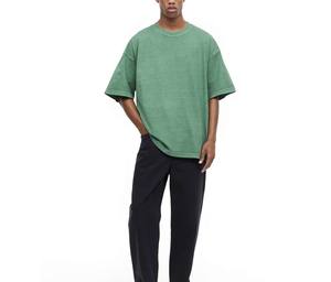 Camiseta de Manga Corta Oversize para Hombre, 100% Algodón, Lisa, con Logotipo Personalizado, Transpirable, para Verano, Venta al Por Mayor, Casual, Tallas Grandes, Estampada - Product Image 4