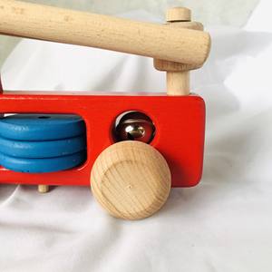 Camión de bomberos de madera ecológico hecho a mano - Product Image 4