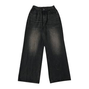 Jeans Negros Holgados Personalizados para Hombre, Estilo Retro Resistente, con Múltiples Bolsillos, Jeans Holgados para Hombre - Product Image 1