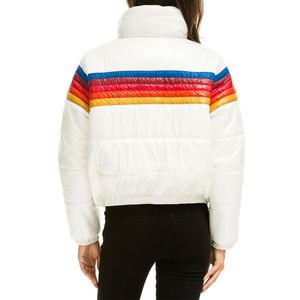 Veste polaire de luxe brillante pour femmes, vêtements d'extérieur chauds et isolés pour un style hivernal moderne - Product Image 3