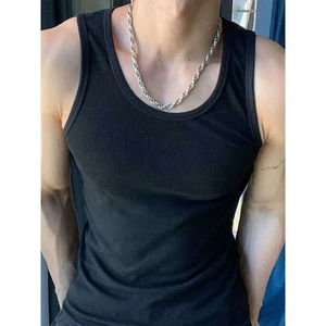 เสื้อกล้ามออกกำลังกายแขนกุดสำหรับผู้ชายชุดออกกำลังกายเล่นฟิตเนสแห้งเร็ว - Product Image 4