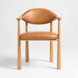 Modern Design Dining <b>Chair</b> PU Leather <b>Wood</b> <b>Chair</b> for Home <b>Office</b> Hotel and Apartment Simple Cafe <b>Chair</b> for Restaurant Use - Product Image 6