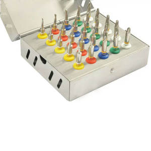 Instruments chirurgicaux pour le nombril Kit de forets chirurgicaux coniques Ensemble de 25 bouchons pour les procédures d'implants dentaires Instruments manuels - Product Image 3