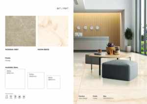 Carreaux de sol en porcelaine brillante 1200x1200 aspect poli pour intérieurs - Product Image 4