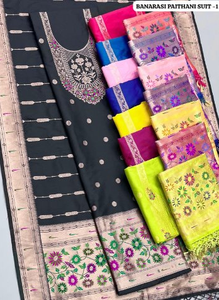 Traje de Seda Pura Banarasi - Product Image 3