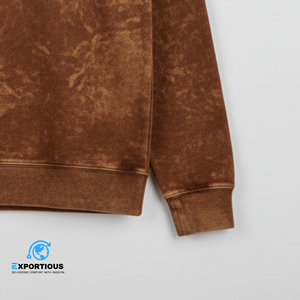 Sweat-shirts à capuche unisexes vintage en coton 100% molleton respirant à séchage rapide pour l'hiver, design personnalisé, lavage à l'acide, uni - Product Image 3