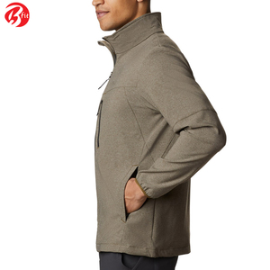 Chaqueta Softshell para hombre más vendida, de moda y secado rápido con cuello levantado, ropa de protección solar duradera y elegante - Product Image 4