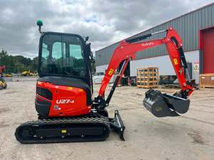 Excavadora Diesel Agrícola U27-4, Mini Excavadora Compacta con Bomba de Caja de Cambios para Agricultura y Construcción - Product Image 3