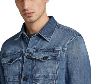 Veste matelassée en jean rose unisexe 2026, design personnalisé, style streetwear, col montant, broderie décorative, vente en gros très demandée - Product Image 5