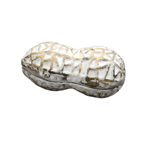 Tazón de fruta seca hecho a mano moderno de lujo, tarro de maní duradero para decoración de mesa, caja de aluminio hecha a mano, decoración del hogar - Product Image 1