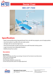 เก้าอี้ทำฟันไฟฟ้า MEI-DP-9000 - Product Image 4