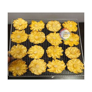 Ananas séché mûr Vietnam produit couleur dorée goût tropical doux idéal pour l'industrie des collations au détail alimentaires et le commerce d'exportation - Product Image 2