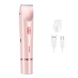 Mini Afeitadora Eléctrica de Doble Cuchilla para Mujer, Resistente al Agua IPX7, con Estación de Carga USB para Cara, Cuerpo, Área Púbica y Depilación Nasal - Product Image 3