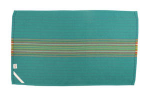 100% Algodón Salsa Toalla de cocina Golf Secado rápido Tejido sostenible en azul - Product Image 4