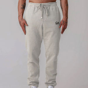 100% coton nouveau Design hommes empilés pantalons de survêtement haute rue Hip Hop 3d bouffée impression survêtement pantalons de survêtement Flare pantalons de survêtement hommes - Product Image 2