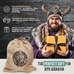 Auténtica Jarra de Cuerno para Beber, Estilo Vikingo, Hecha a Mano, para Decoración de Clubes y Restaurantes a Bajo Precio - Product Image 3