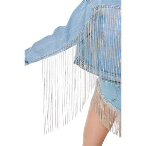 Chaqueta vaquera lavada con ácido personalizada OEM para hombre Sudadera con capucha teñida de algodón de gran tamaño vintage desteñida al sol - Product Image 6