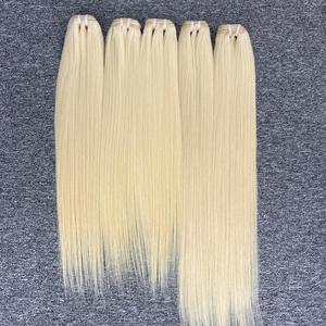 Venta caliente 2024 venta al por mayor recto, pelo de color, mechones rectos de cabello humano mechones rectos de cabello para mujeres negras - Product Image 1