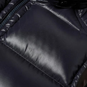 Chaleco acolchado de invierno para hombre gruesa con capucha desmontable tela de lona brillante decoración de bolsillo sin mangas gran oferta procesamiento recubierto - Product Image 3