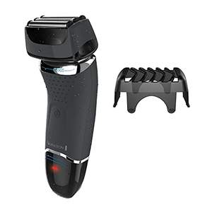 Afeitadora Eléctrica Recargable Negra Advand 1 Count con Triple Cuchilla, Resistente al Agua (IPX7), para Afeitar Cara y Barba, Lavable, Tipo Mini - Product Image 2