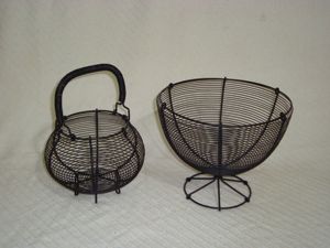 Paniers dorés Corbeille à fruits créative en fer forgé Support de rangement en métal pour les collations - Product Image 4